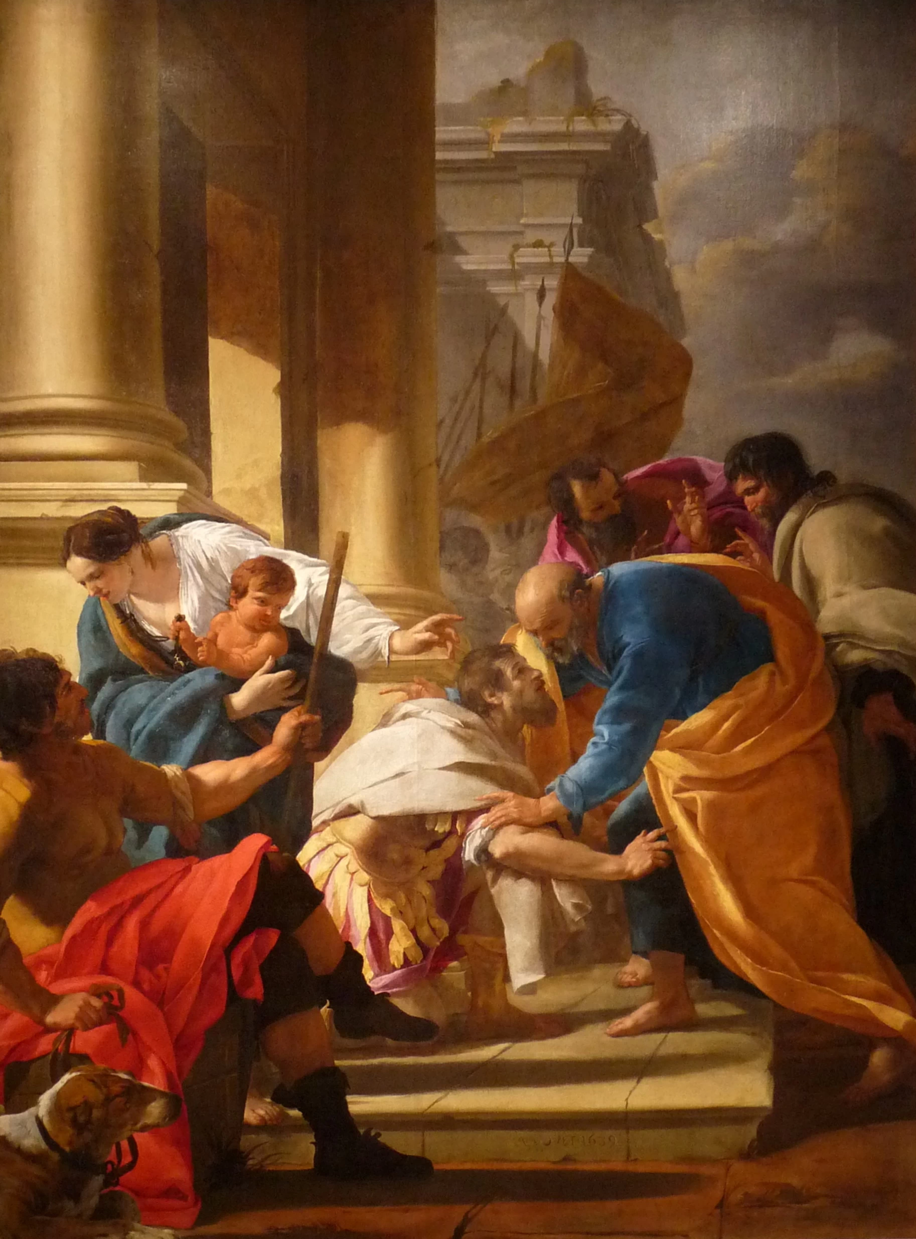 Il centurione Cornelio ai piedi di San Pietro - Notre-Dame di Parigi